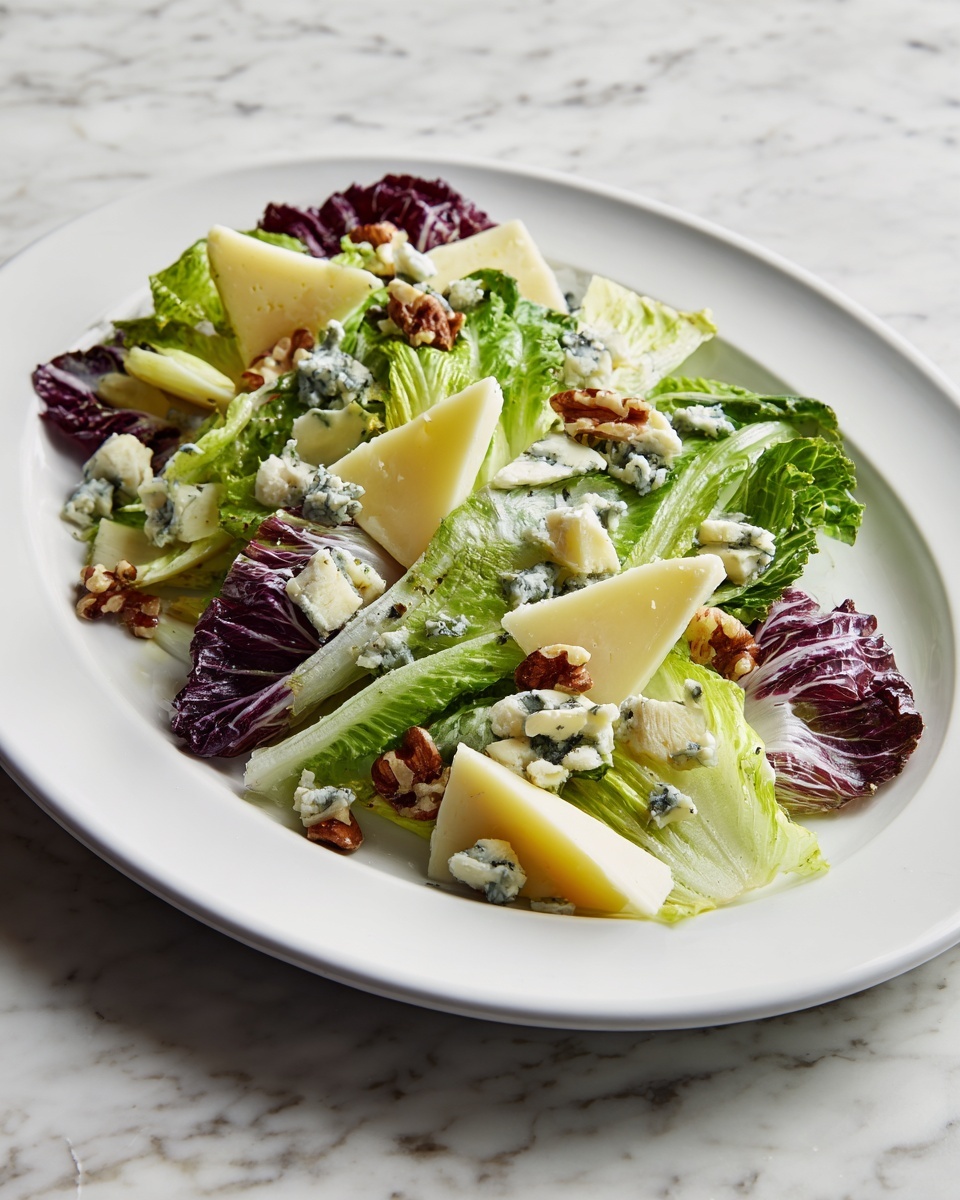 Blue Cheese, Walnut, and Chicory Salad Recipe - Recipe Image