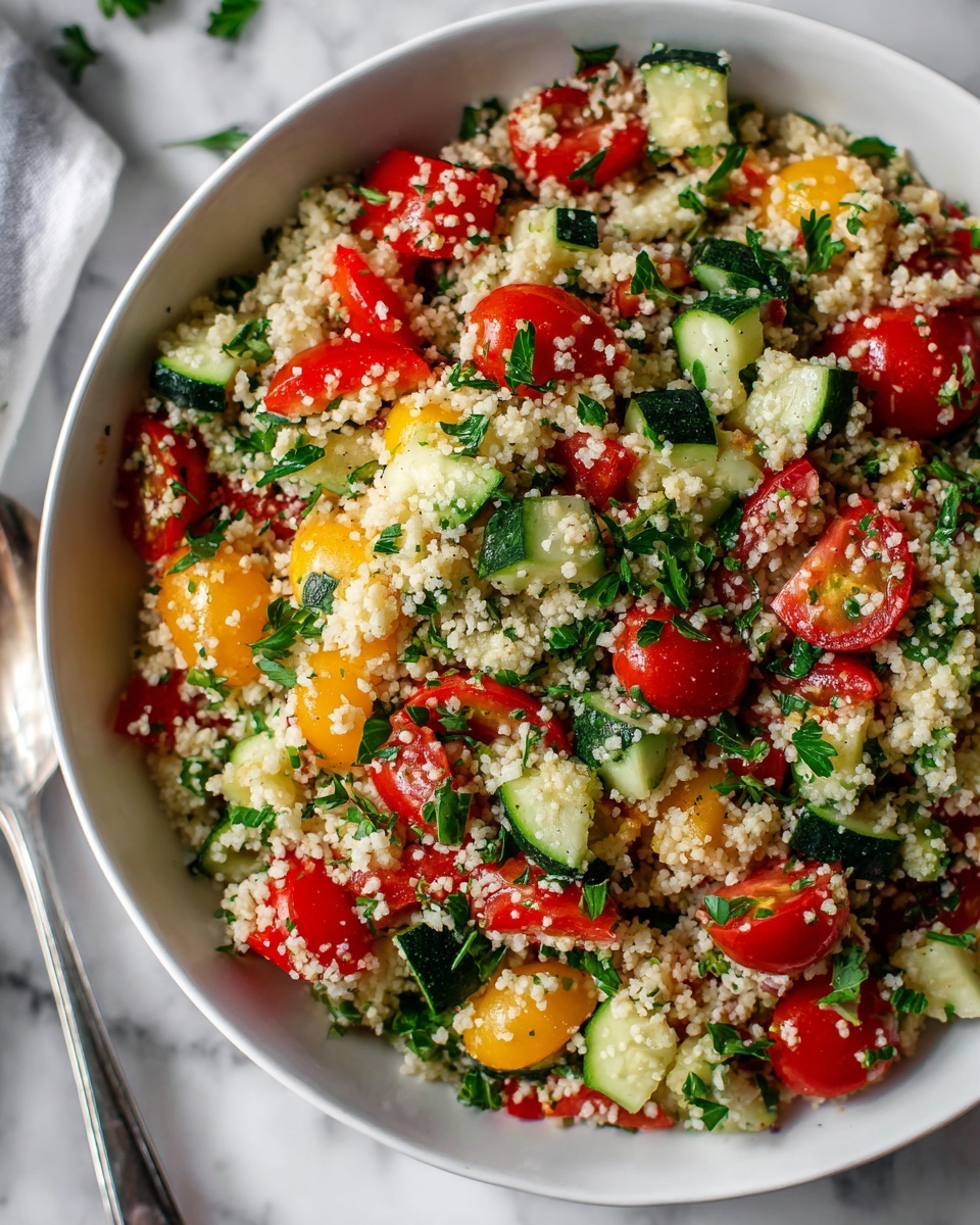 Cherry Tomato Couscous Salad Recipe - Recipe Image
