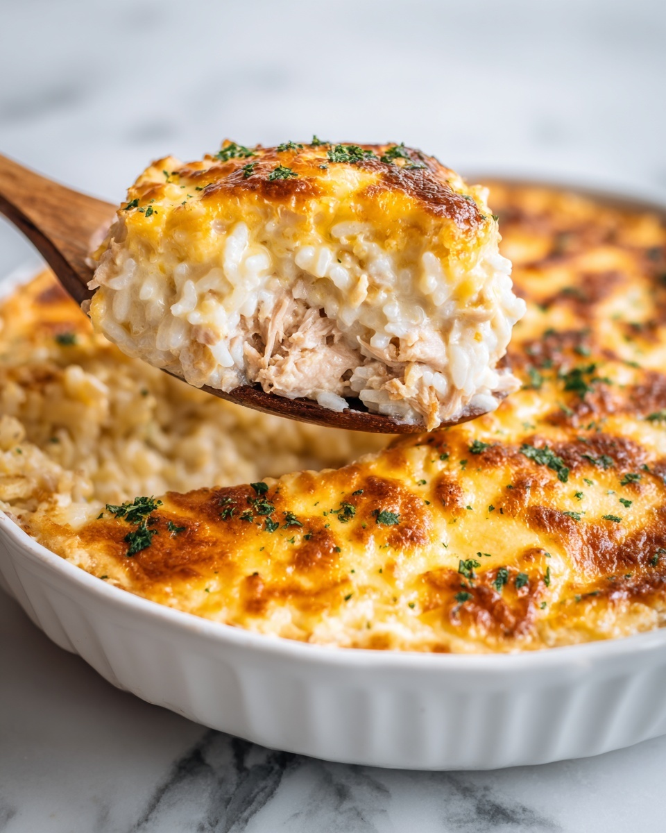 Chicken Alfredo Rice Casserole: The Ultimate Comfort Food Recipe - Recipe Image