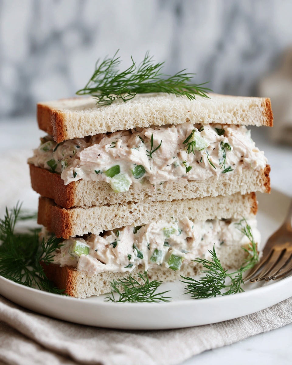 Creamy Cucumber Benedictine Tea Sandwiches Recipe - Recipe Image