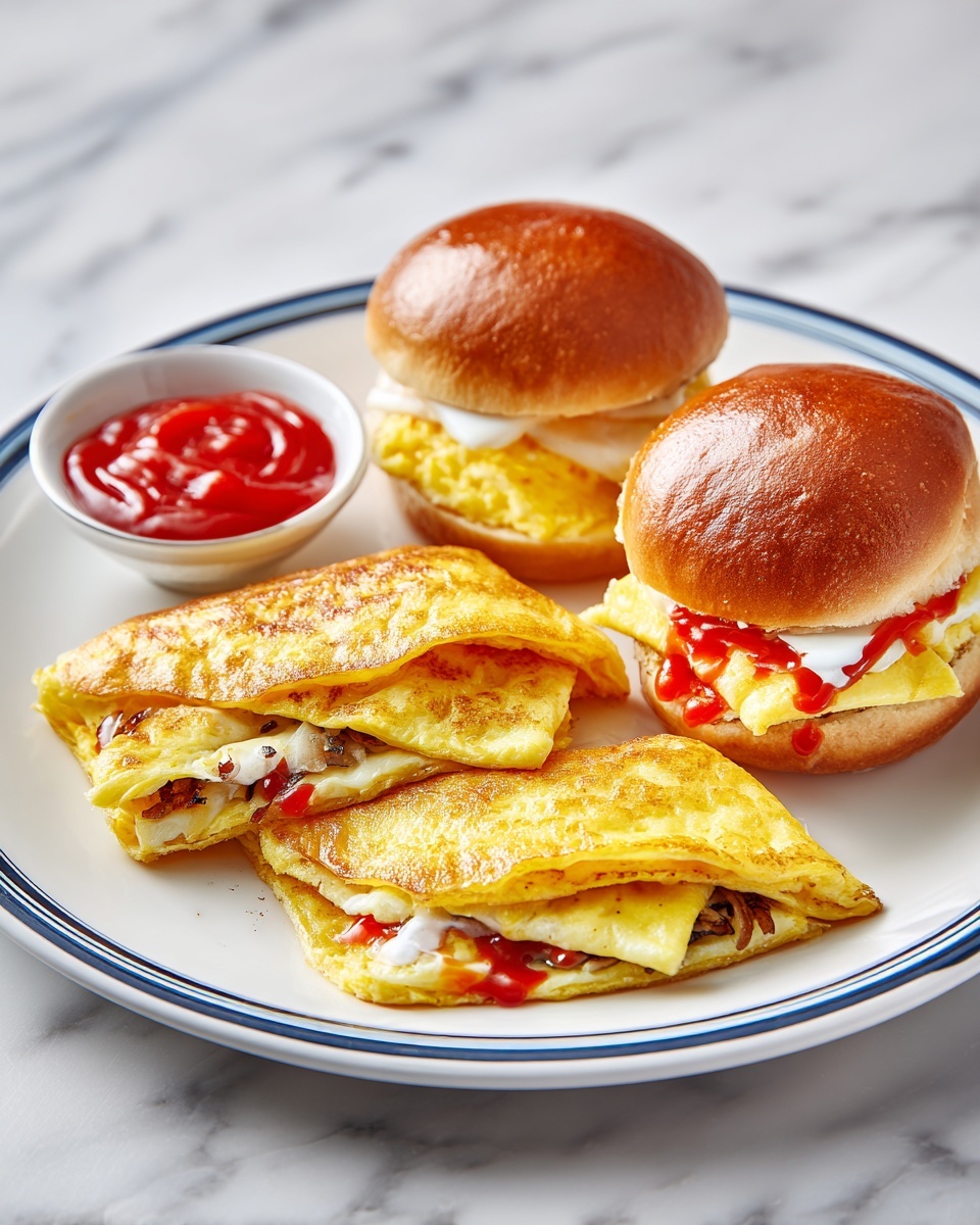 Singapore-Malaysian French Toast (Roti John) Recipe - Recipe Image