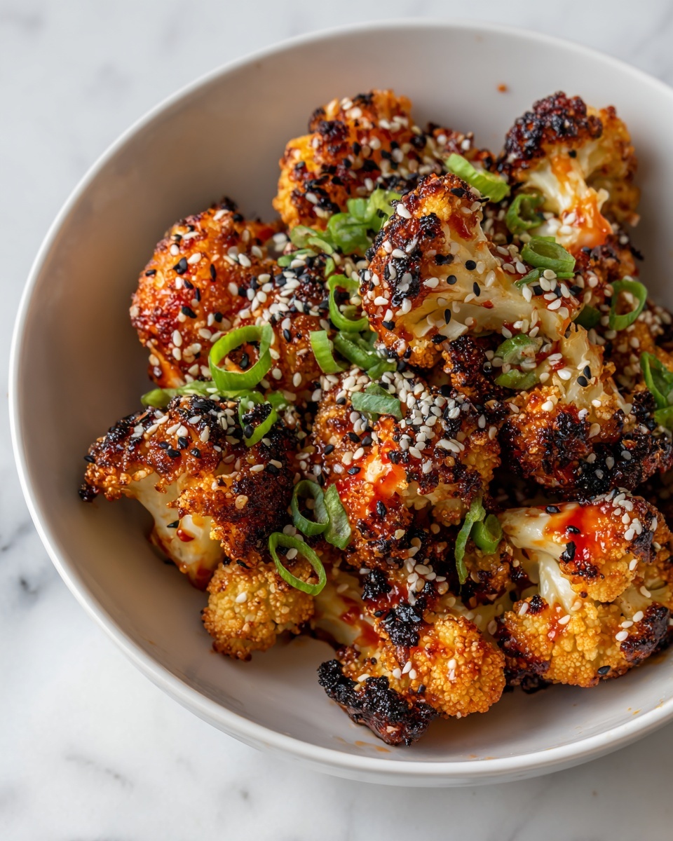 Sweet and Spicy Baked Cauliflower Recipe - Recipe Image