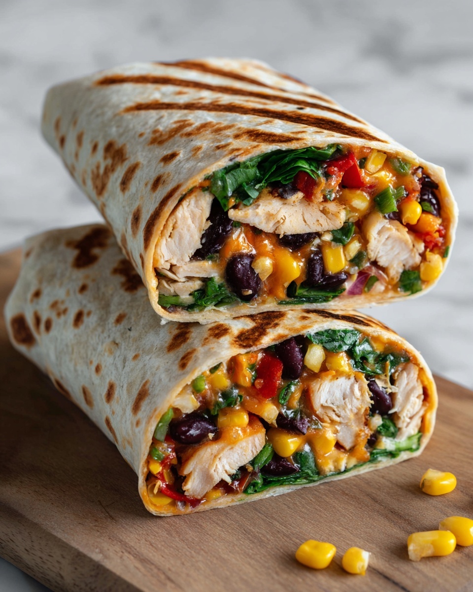 Southwest Chicken Wrap Recipe - Recipe Image