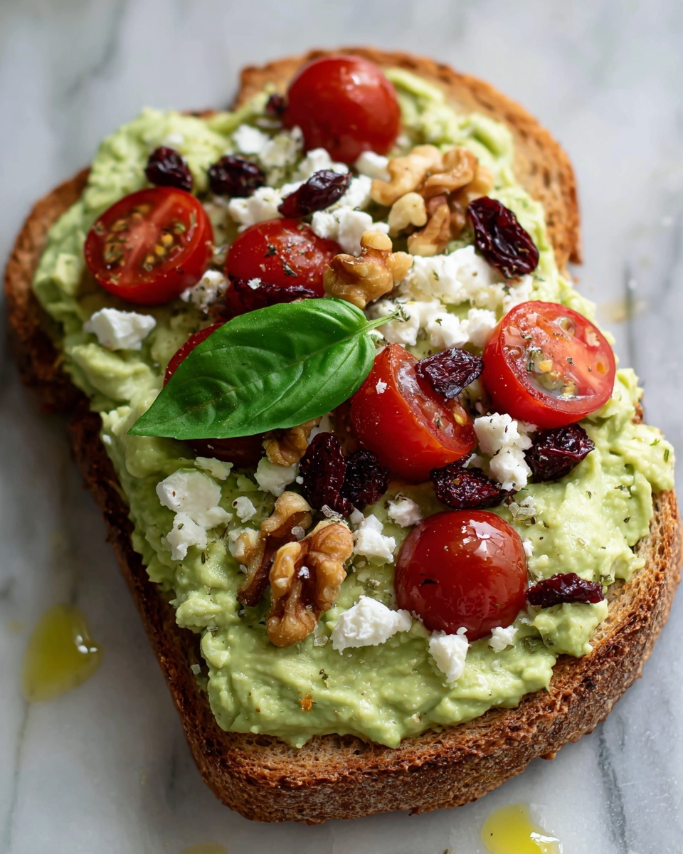 Avocado Feta Toast Delight Recipe - Recipe Image