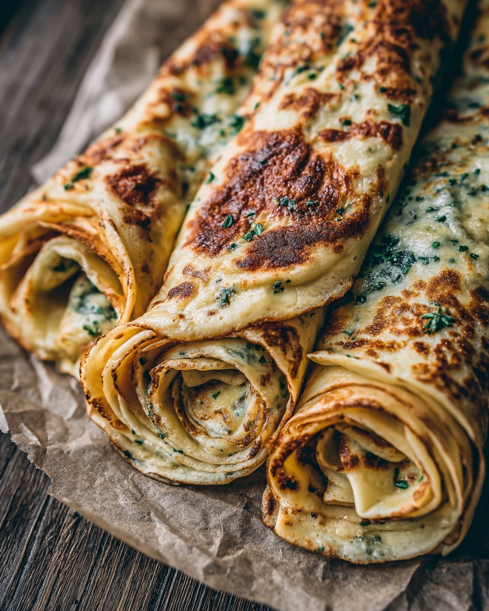 Cheesy Garlic Butter Rollups Recipe - Recipe Image