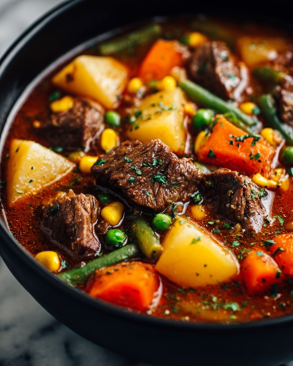 Beef Vegetable Soup Recipe - Recipe Image