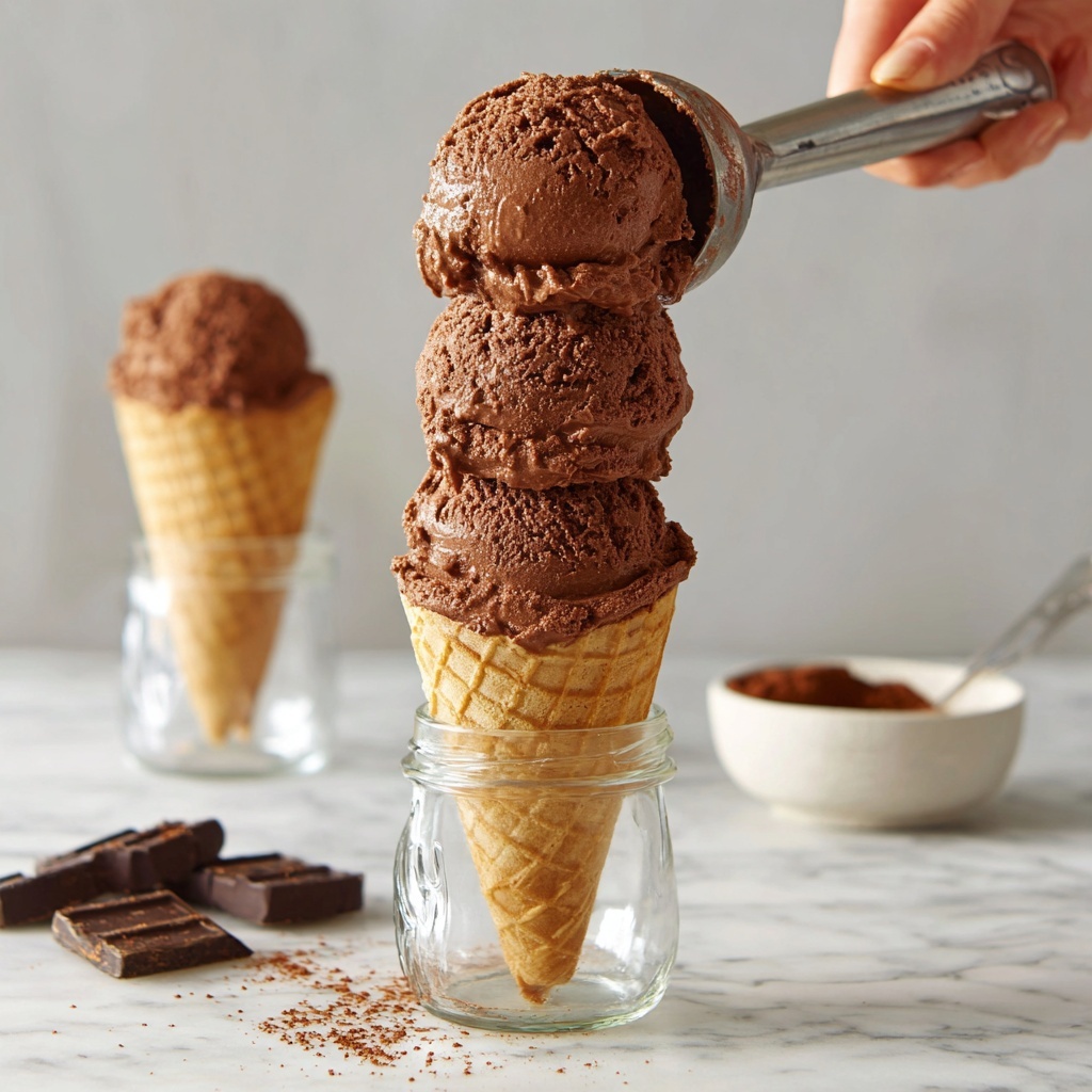 Double Chocolate Ice Cream Recipe - Recipe Image