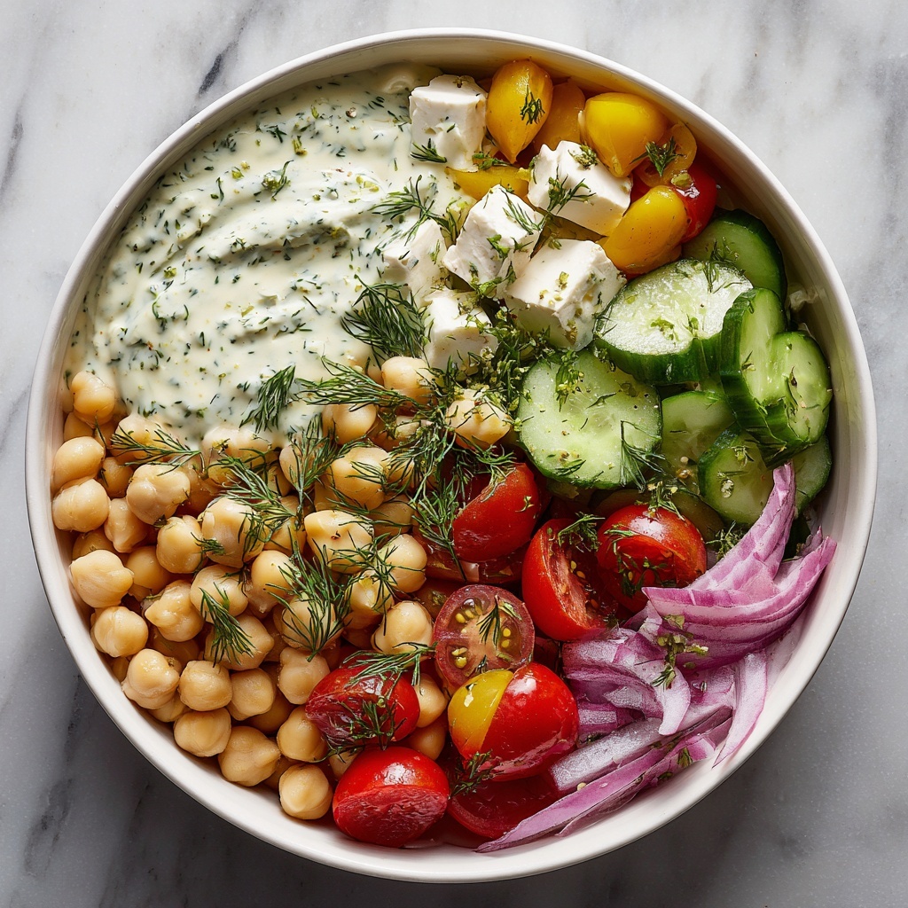 Tzatziki Chickpea Salad Recipe - Recipe Image