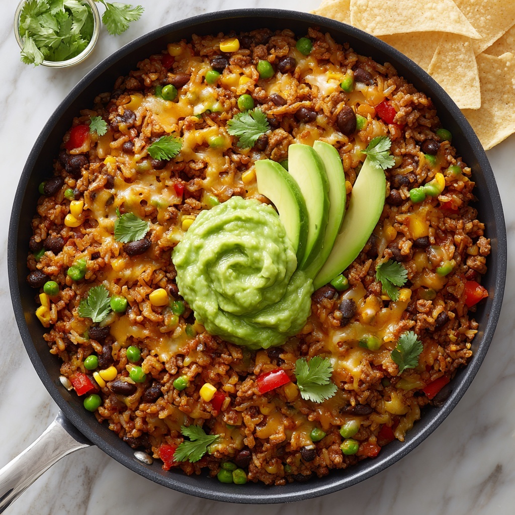 Taco Rice Skillet Recipe - Recipe Image