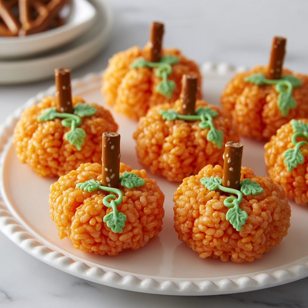Pumpkin Rice Krispie Treats Recipe - Recipe Image