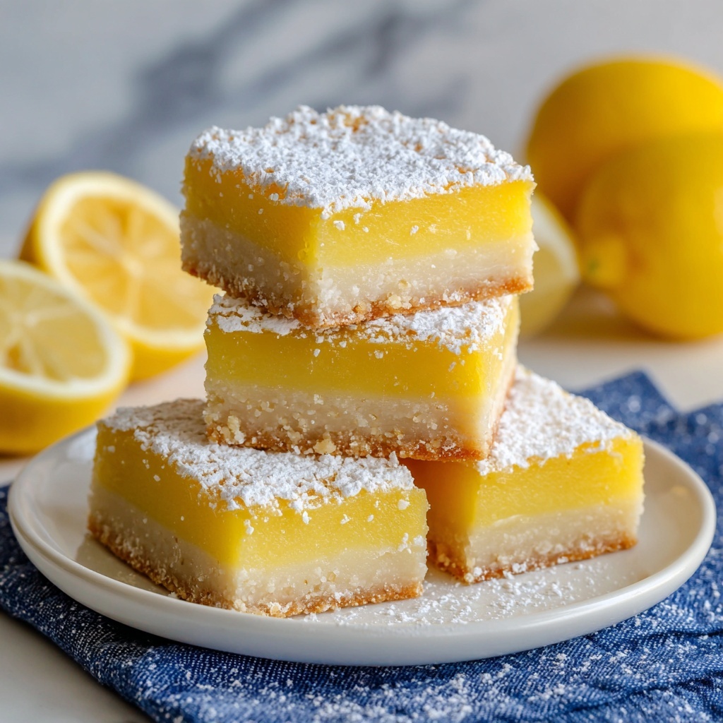 Easy Gluten Free Lemon Bars Recipe - Recipe Image