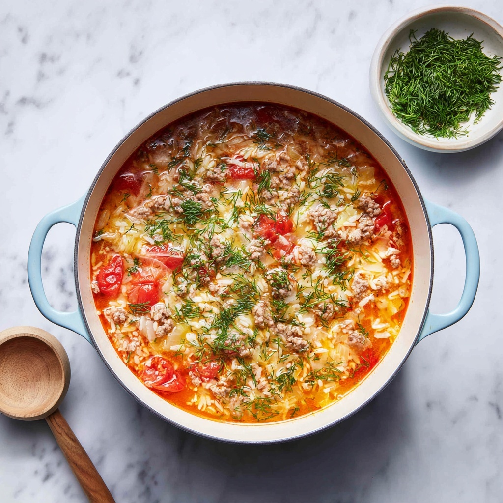 Mediterranean-Style Unstuffed Cabbage Rolls Recipe - Recipe Image