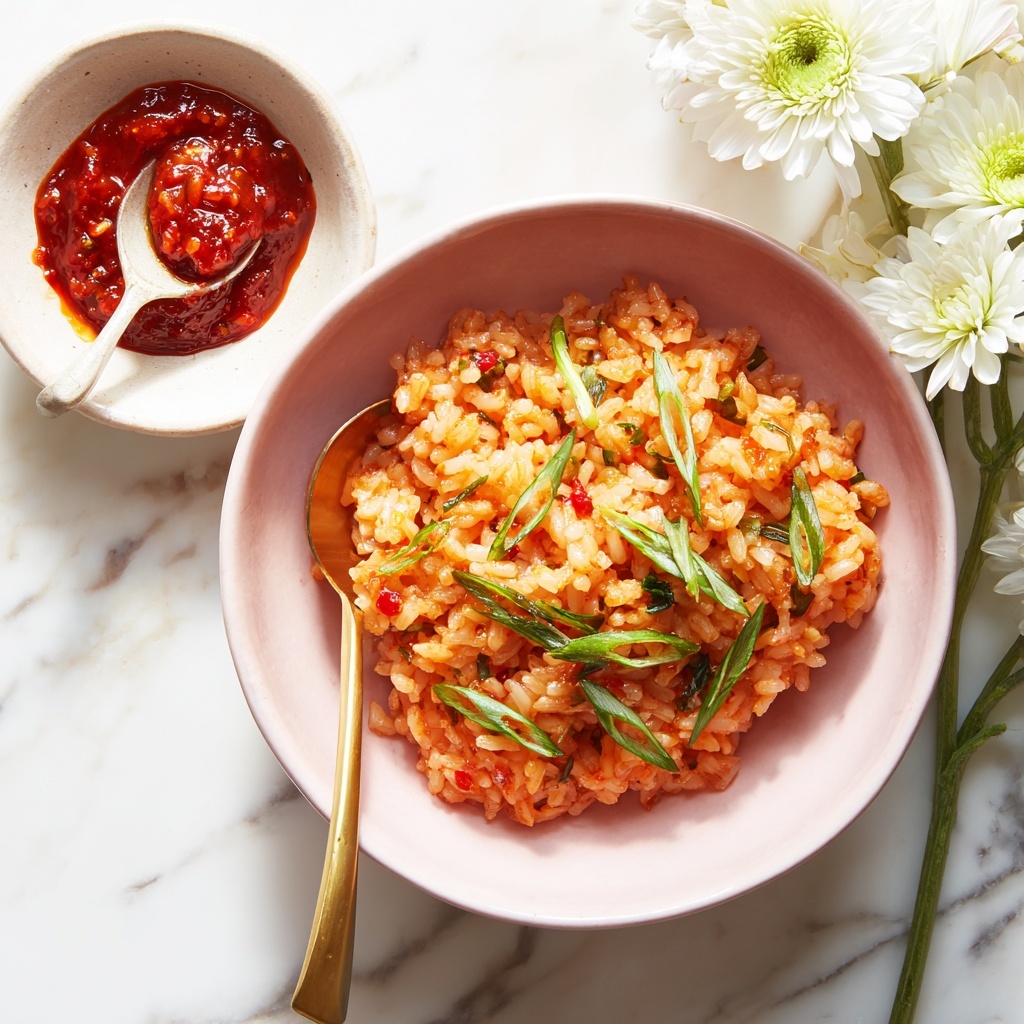 Cheesy Gochujang Risotto Recipe - Recipe Image