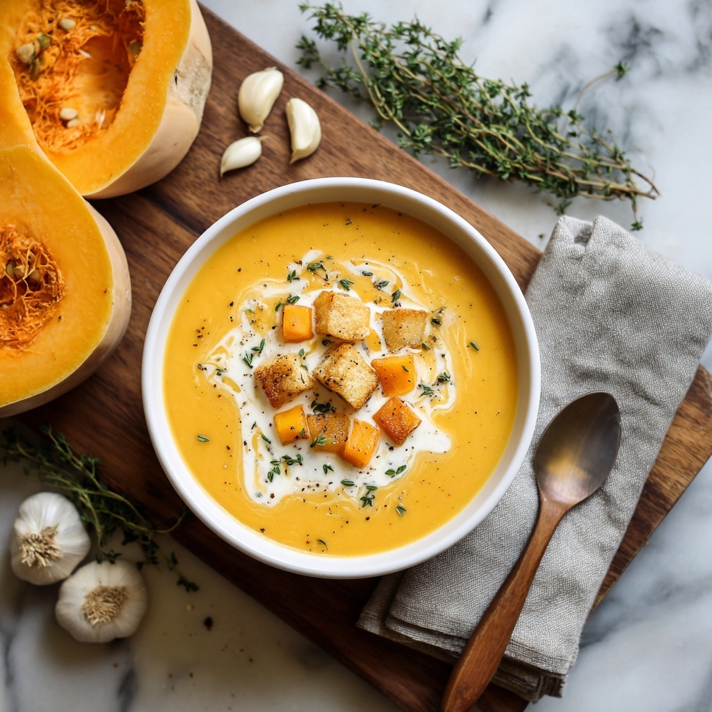 Roasted Butternut Squash Soup Recipe - Recipe Image