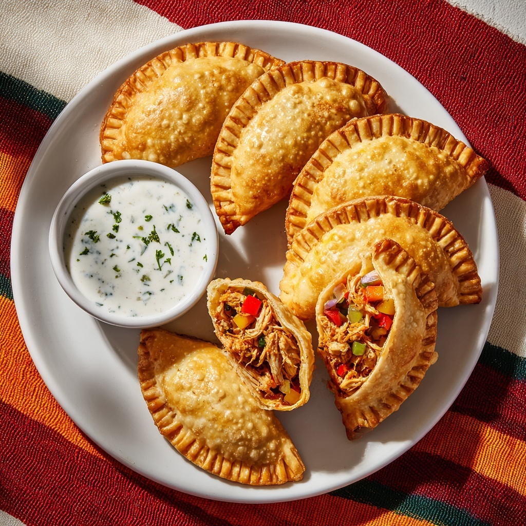 Chicken Empanadas (Golden, Flaky Pastries) Recipe - Recipe Image