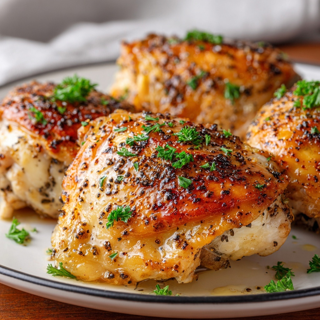 Chicken Leg Confit with Harissa and Garlic Recipe - Recipe Image