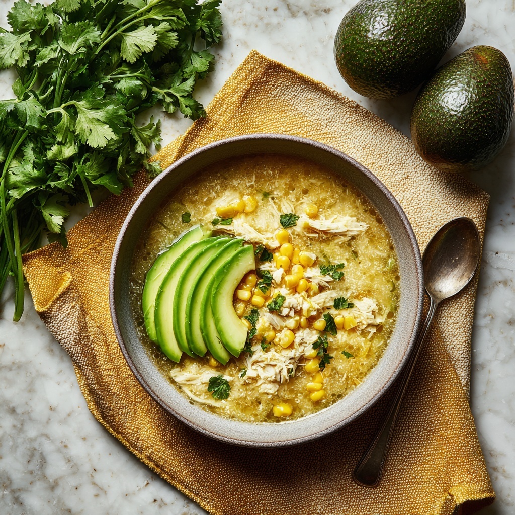 Green Chili Chicken Soup Recipe - Recipe Image