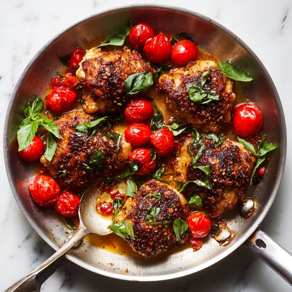 Balsamic Chicken and Tomatoes Recipe - Recipe Image