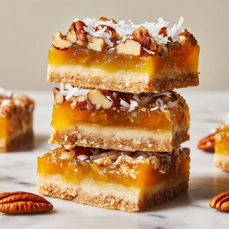 Apricot Coconut Pecan Bars Recipe