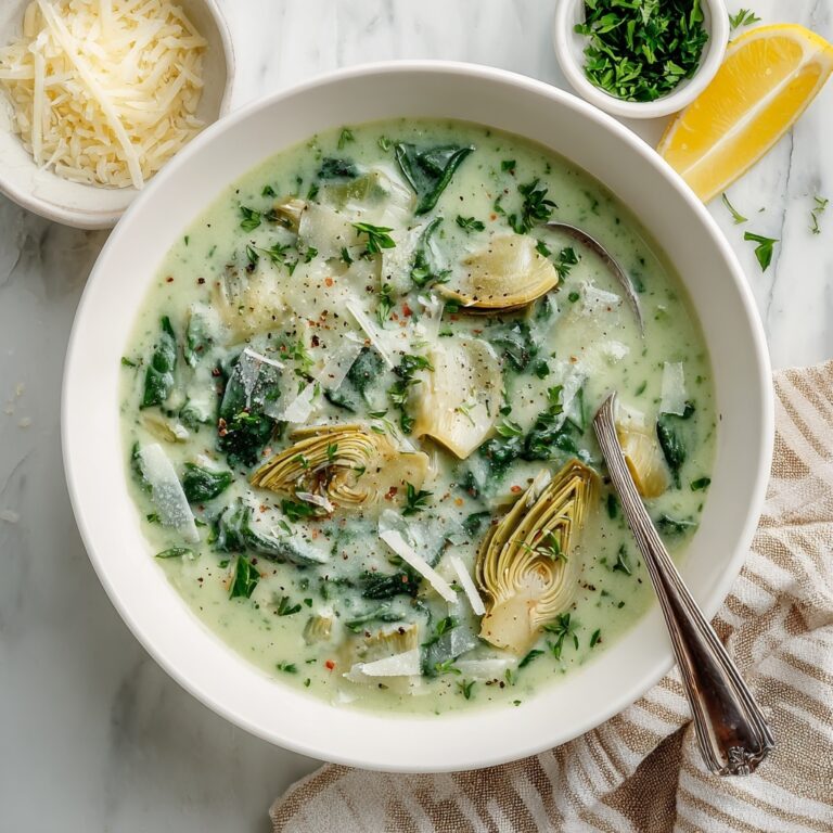Creamy Spinach and Artichoke Soup Recipe
