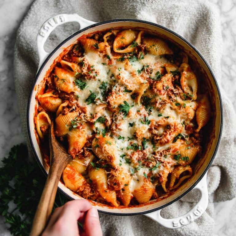 Beefy Tortellini Pasta Bake Recipe