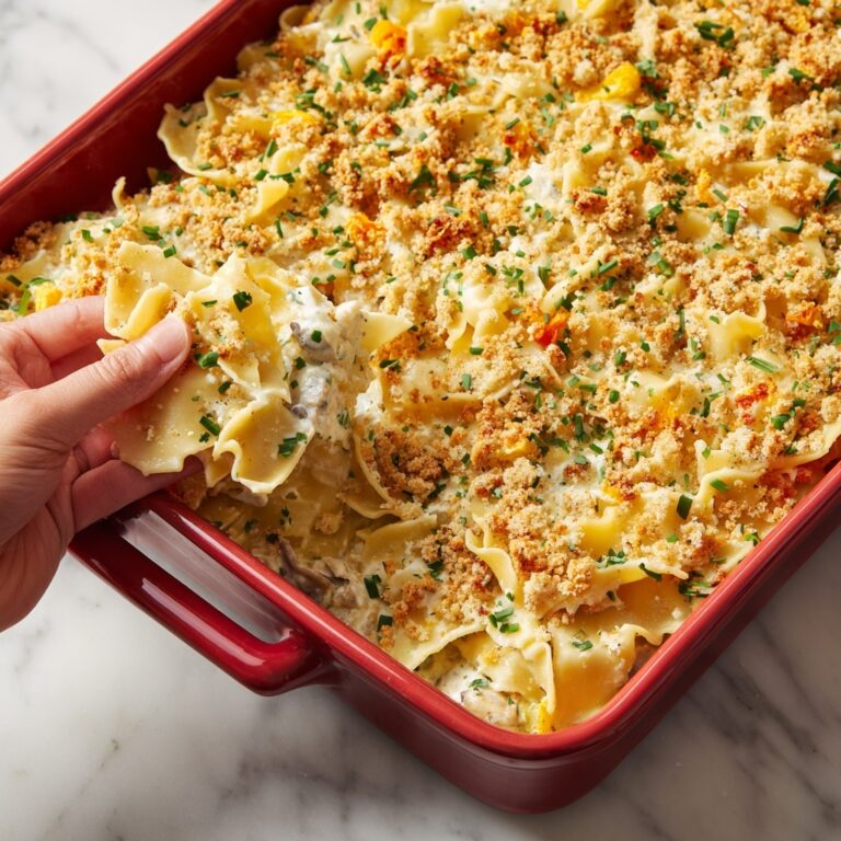 Old-Fashioned Chicken and Noodles Casserole Recipe