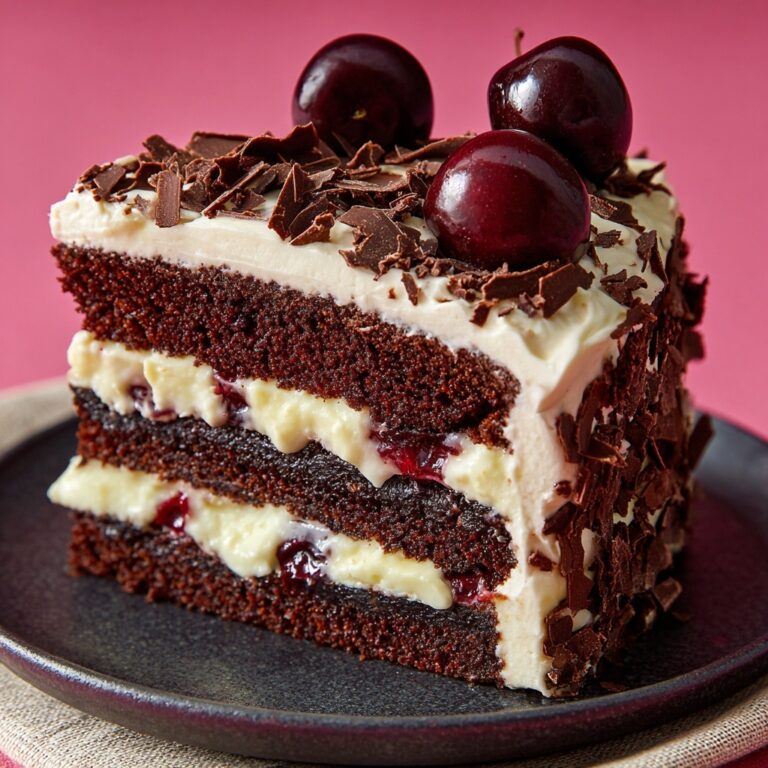 Mile-High Black Forest Cake Recipe