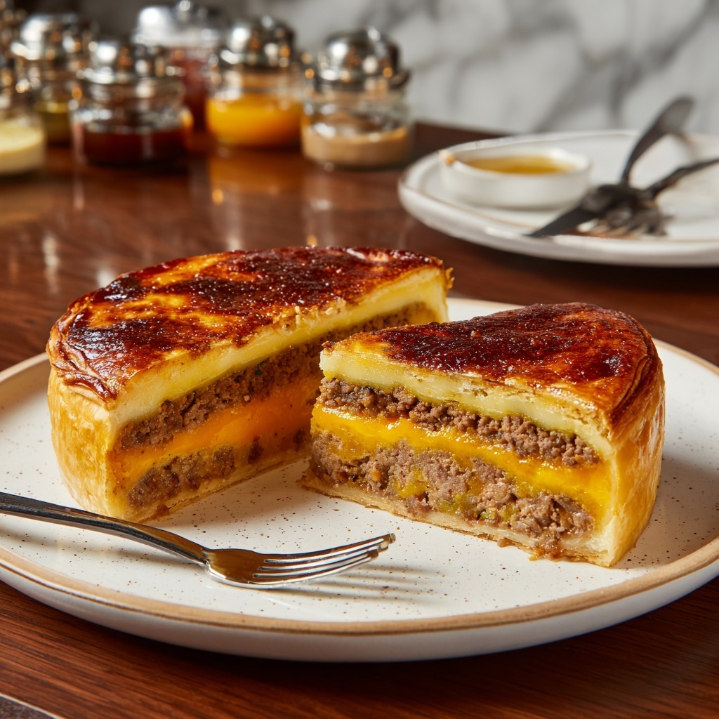 Easy Hamburger Pie Recipe - Recipe Image