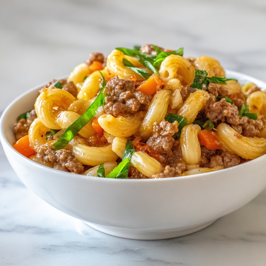 Cheeseburger Pasta Recipe - Recipe Image