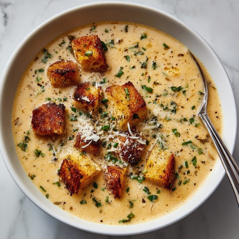 Roasted Garlic Soup Recipe