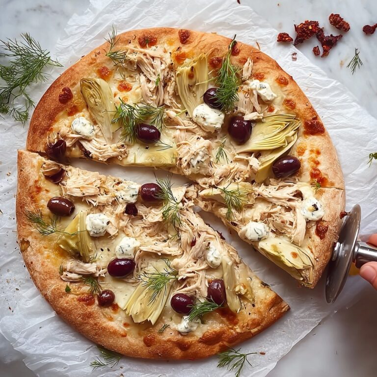 Chicken Tzatziki Pizza Recipe