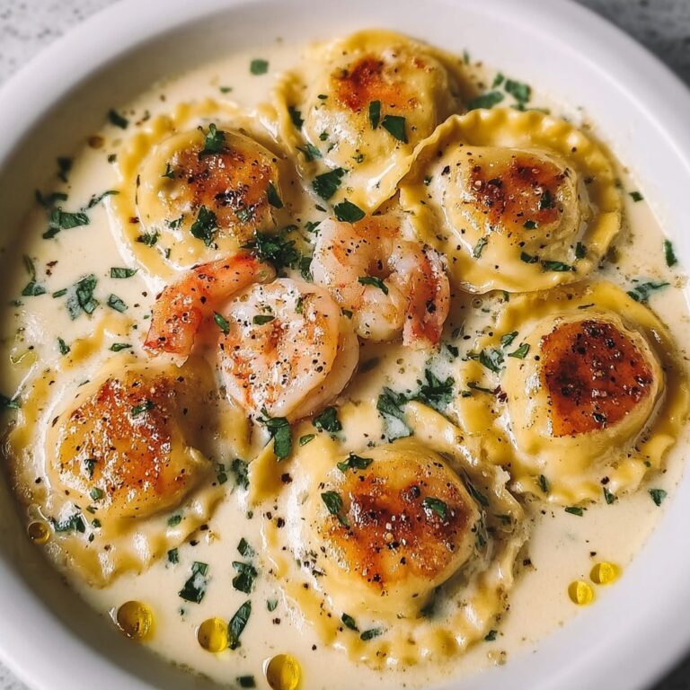 Lobster Ravioli in a Zesty Lemon Butter Sauce Recipe
