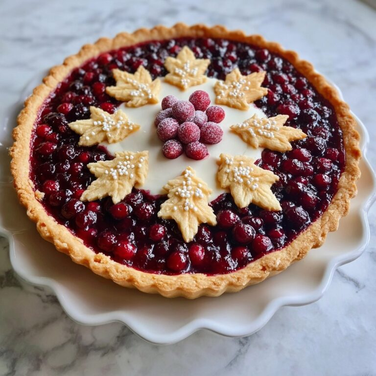 Cranberry Orange Custard Pie Recipe