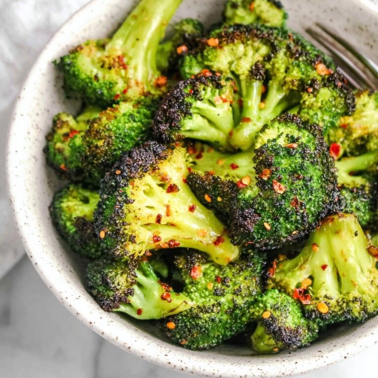 Spicy Roasted Broccoli Recipe