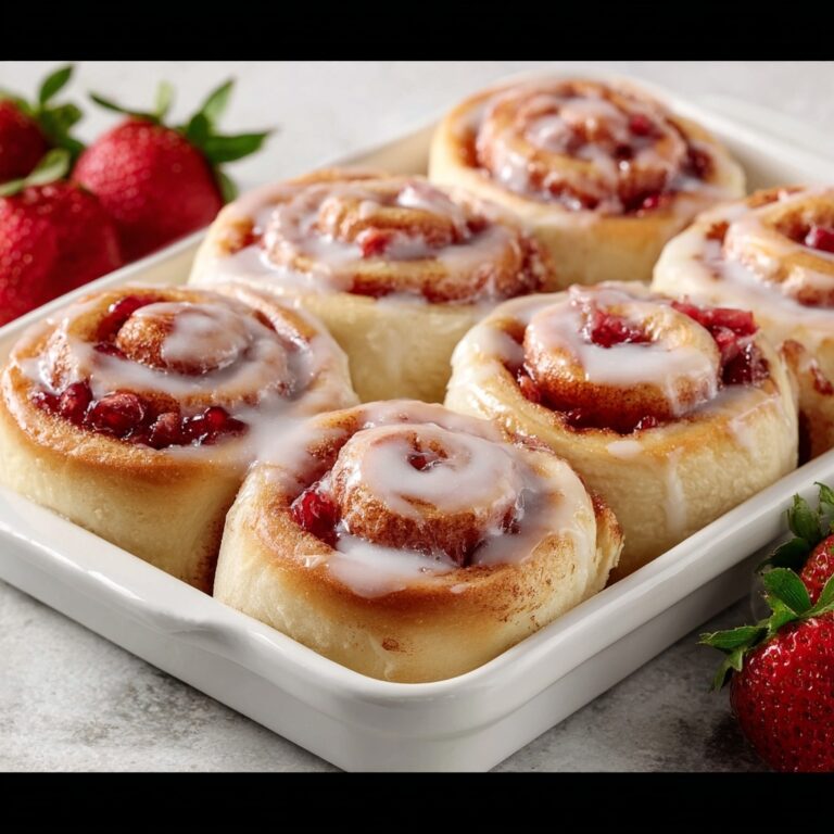 Strawberry Cheesecake Cinnabon Rolls Recipe