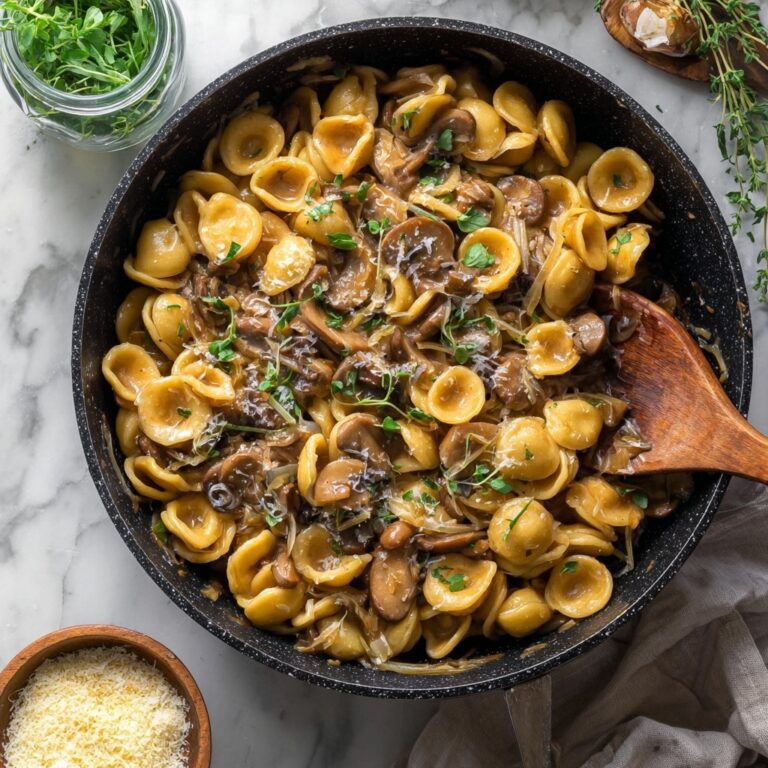 One Pot French Onion Pasta Recipe