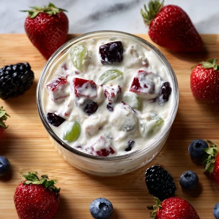 Cheesecake and Fruit Salad Recipe