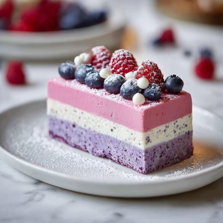 Vegan Berry Ice Cream Cake Recipe