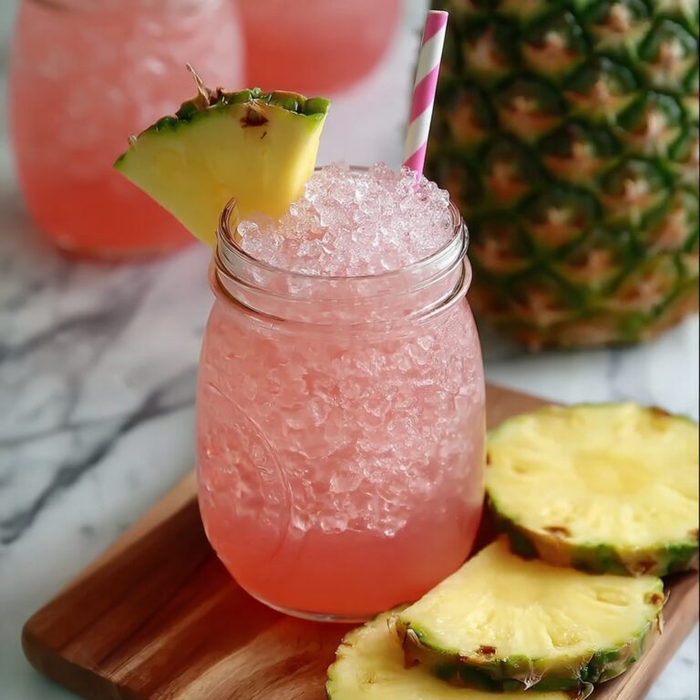 Pineapple Pink Lemonade Party Drink Recipe