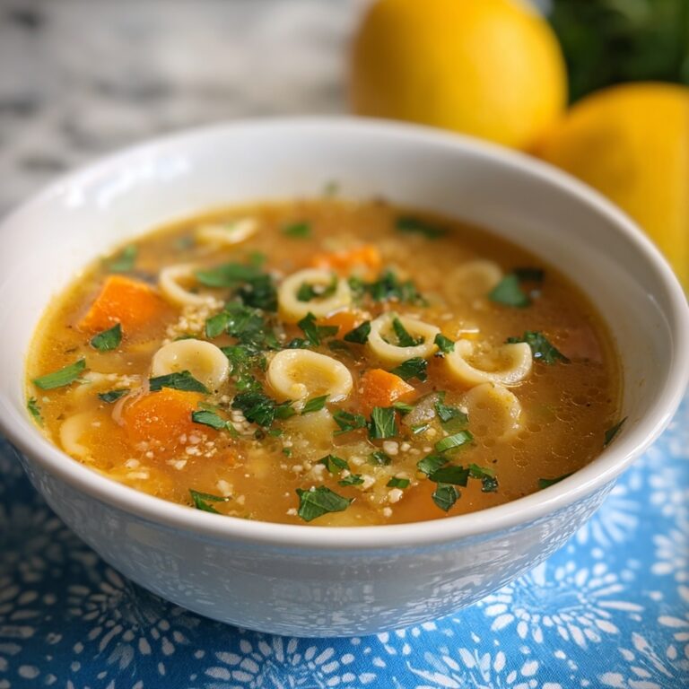 Lentil and Bulgur Soup with Lemon and Parsley Recipe