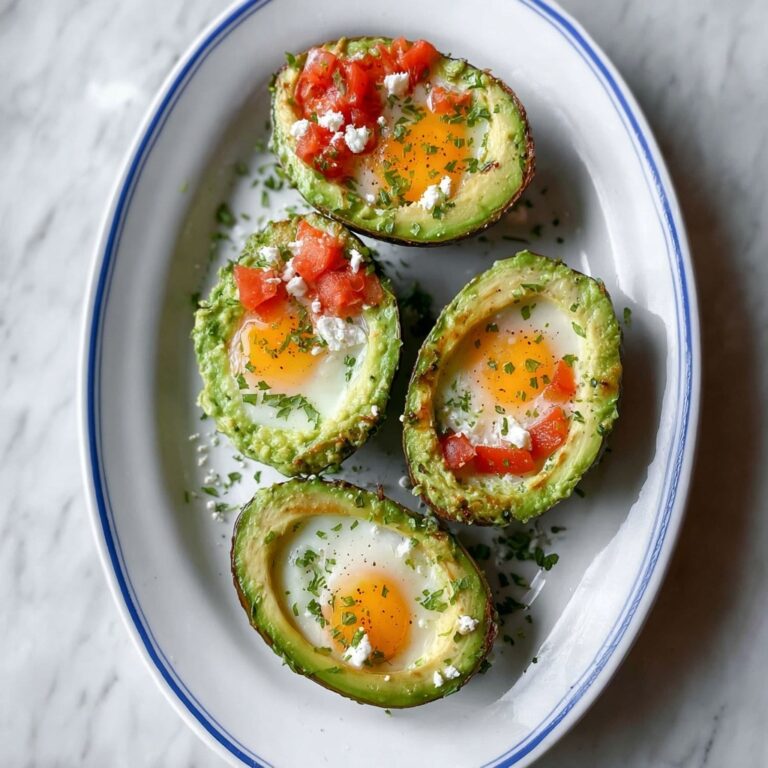 Baked Avocado Eggs with Turkey Slices Recipe