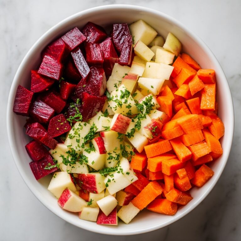 Raw Beet Salad with Apples and Carrots Recipe