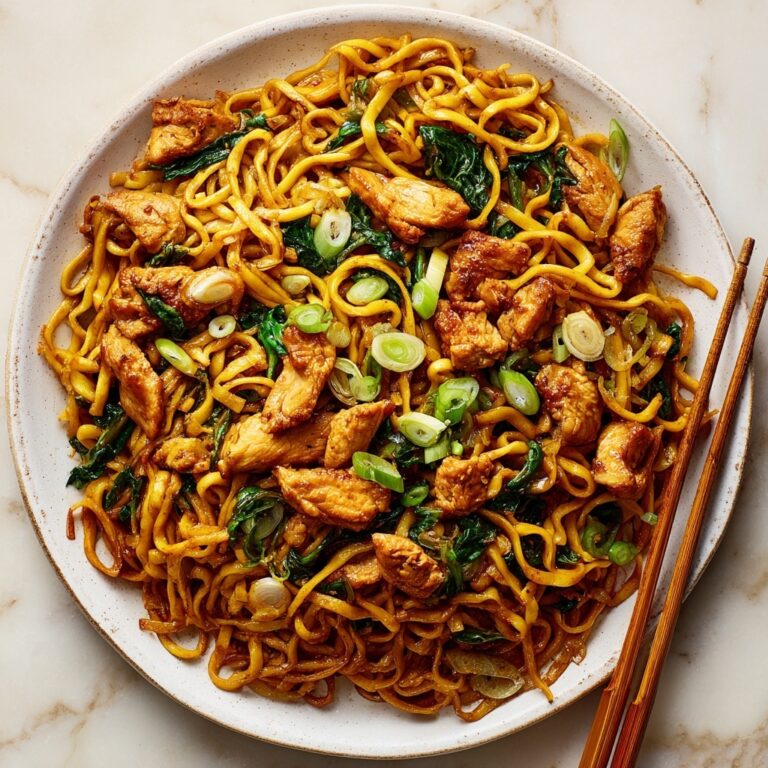 Garlic Chicken Lo Mein Recipe