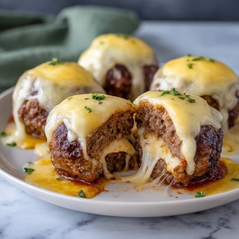 Cheesy Stuffed Meatloaf Bites Recipe