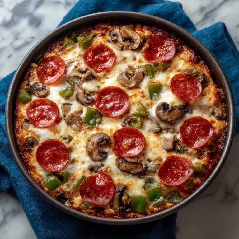 Low-Carb Crustless Pizza Bowl Recipe