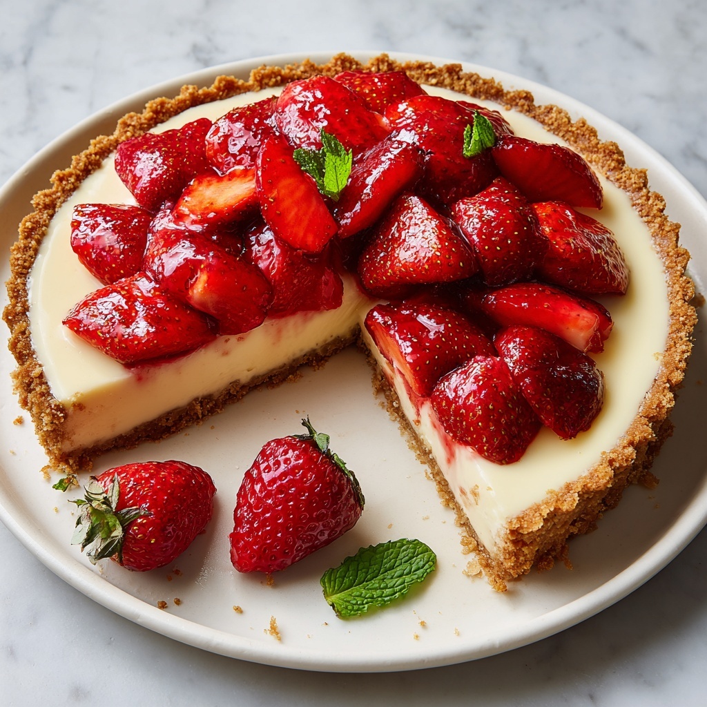 Traditional French Strawberry Tart Recipe - Recipe Image