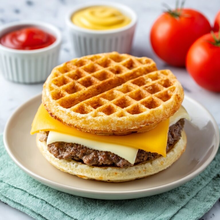 Eggo Sausage, Egg and Cheese Sandwich Recipe