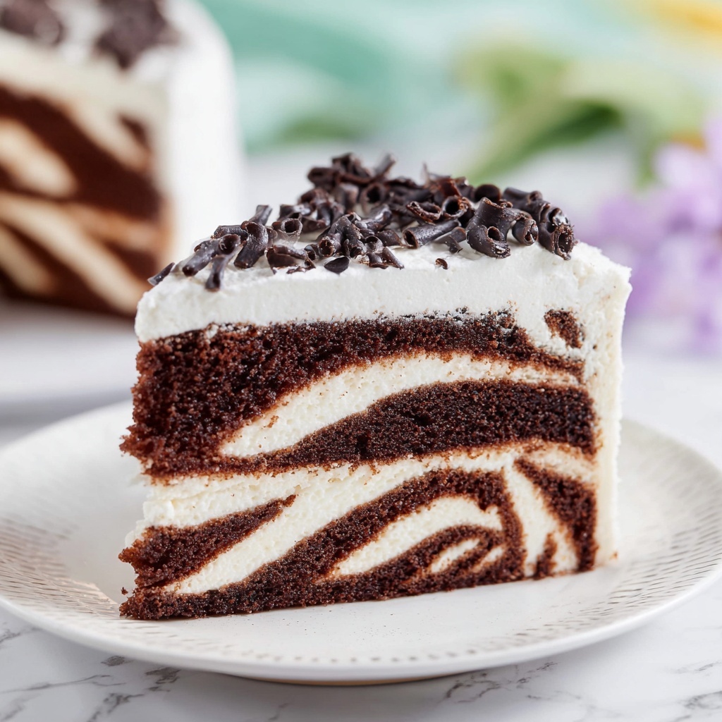 Zebra Cake Recipe - Recipe Image