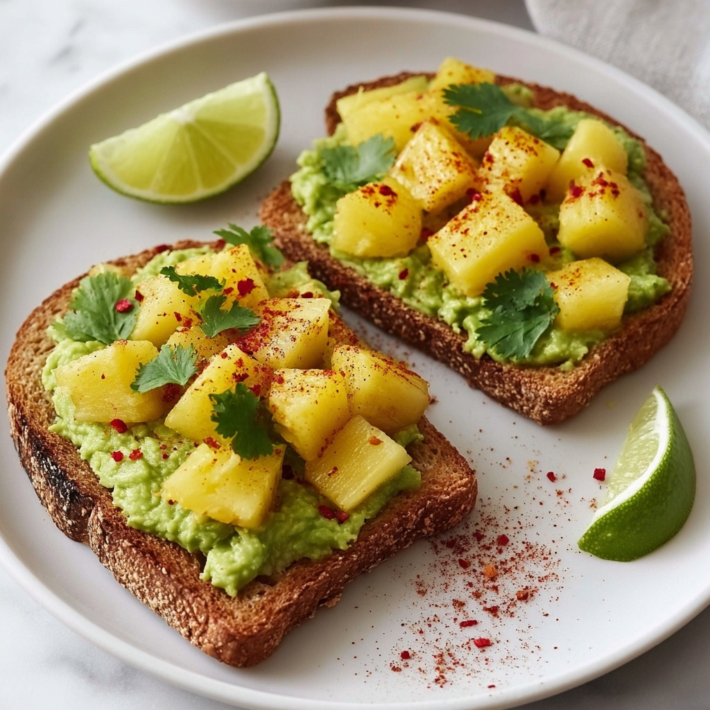 Tropical Avocado Toast Recipe - Recipe Image