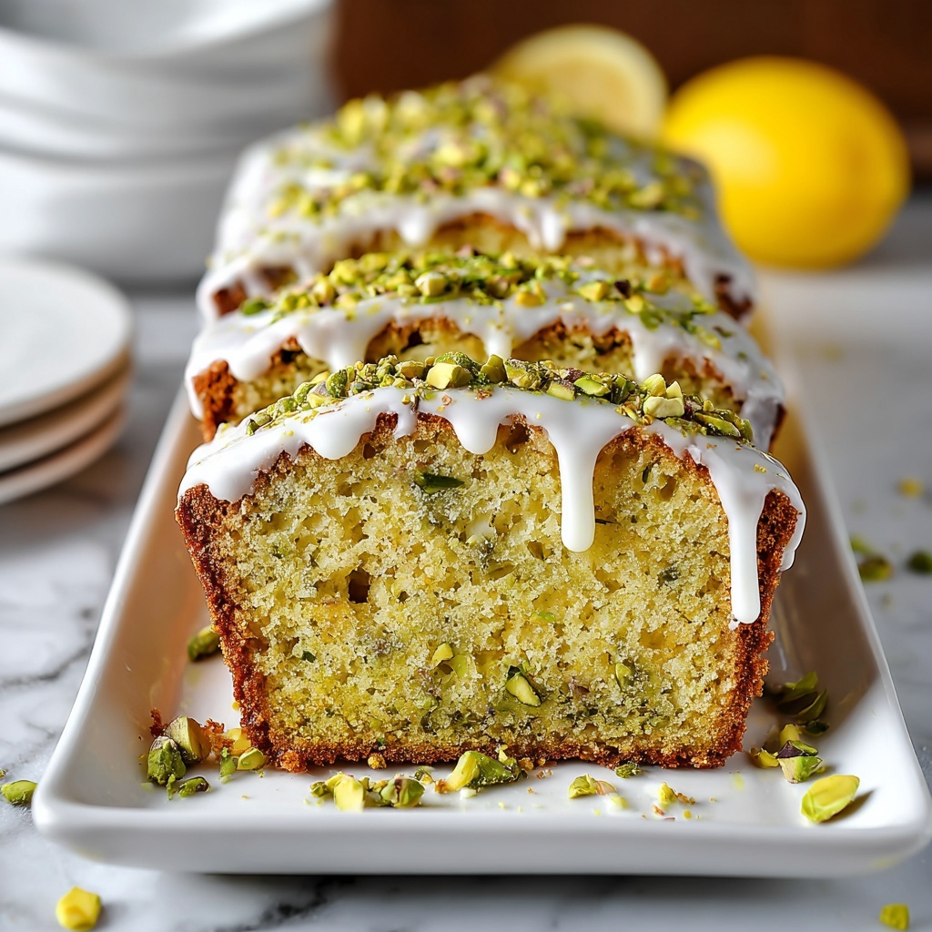 Pistachio Lemon Breakfast Bread Recipe - Recipe Image